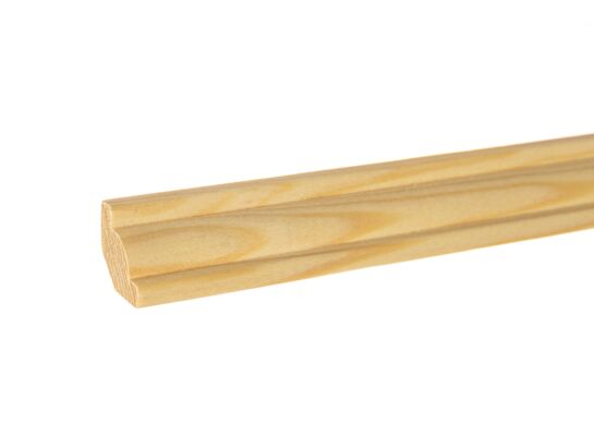 Ćwierćwałek wypukły ozdobny sosna DR08 15 x 15 x 210 cm