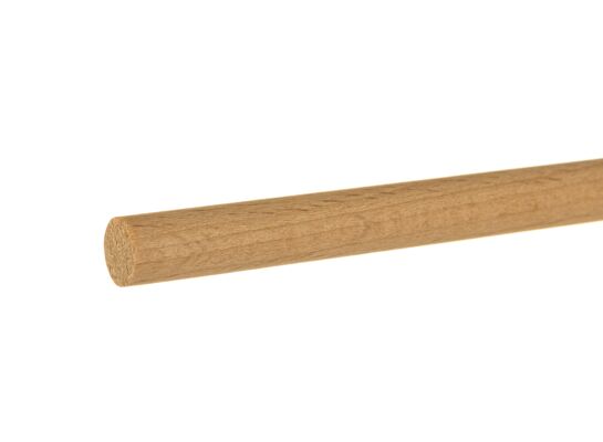 Wałek buk masywny DR04 8 mm x 100 cm