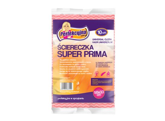 Ściereczka super prima PRAKTYCZNA - 10 sztuk