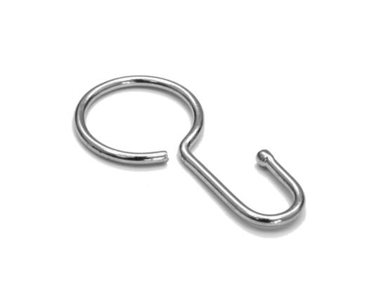 Haczyk do karnisza linowego nikiel