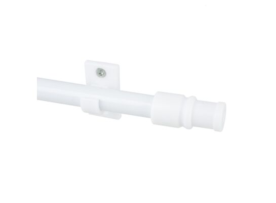 Karnisz California 135 - 225 białe