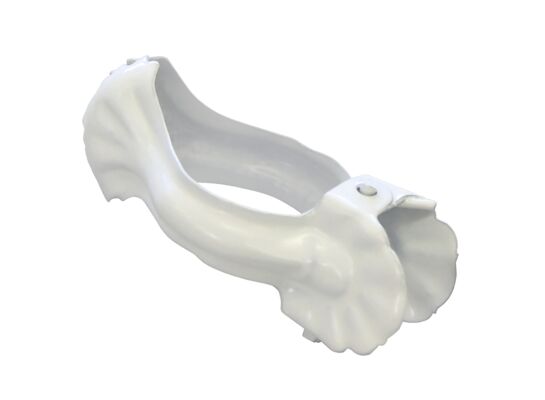 Klamerka Bistro - 6 sztuk, 16 mm, białe