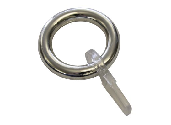 Kółko z agrafkami 10 sztuk, 11 mm, chrom