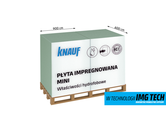 Płyta impregnowana Mini HRK HA13 600 x 900 mm Knauf