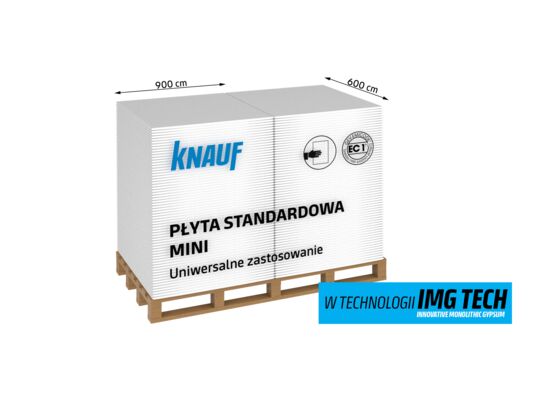 Płyta zwykła Mini HRK 12,5, 600 x 900 mm Knauf