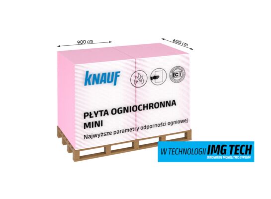 Płyta ogniochronna Mini HRK 12,5 600 x 900 mm Knauf