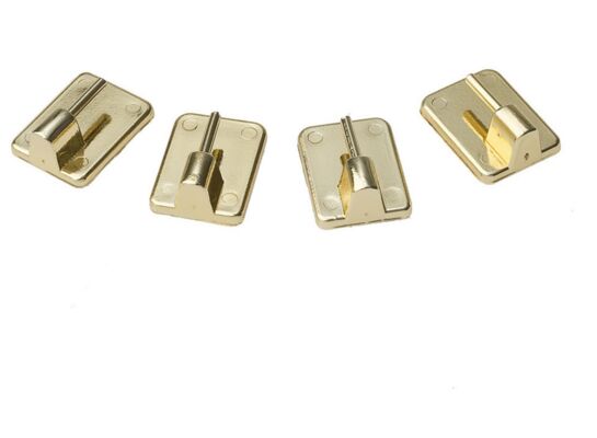 Uchwyt samoprzylepny złoty