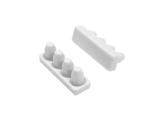 Zakończenie do szyny 1-torowej biały