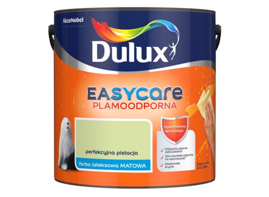 Farba lateksowa EasyCare Plamoodporna Perfekcyjna Pistacja 2,5 l Dulux