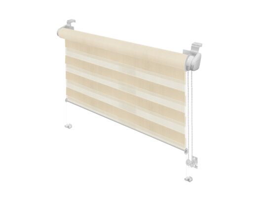 Roleta Mini Zebra Z-727, krem 90 x 150 cm