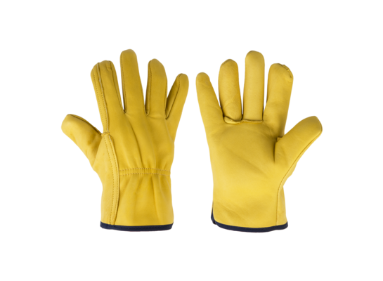 Rękawice ochronne CORK ze skóry koziej z podszewką, rozmiar 10,5