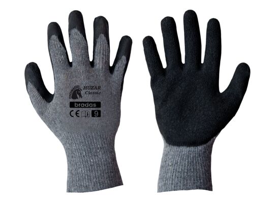 Rękawice ochronne HUZAR CLASSIC lateks, rozmiar 9