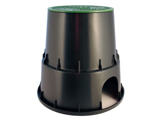 Skrzynka zaworowa okrągła Ø25 cm na 2 elektrozawory RAIN