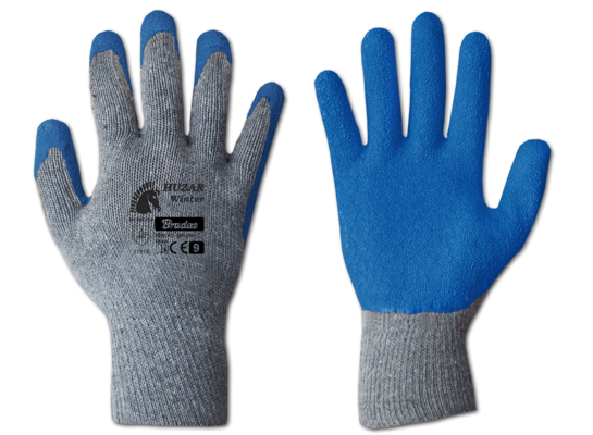 Rękawice ochronne HUZAR WINTER lateks, rozmiar 11