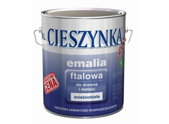 Emalia ftalowa Cieszynka biały 10 l