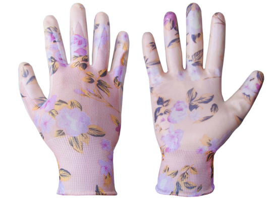 Rękawice ochronne NITROX FLOWERS nitryl, rozmiar 8
