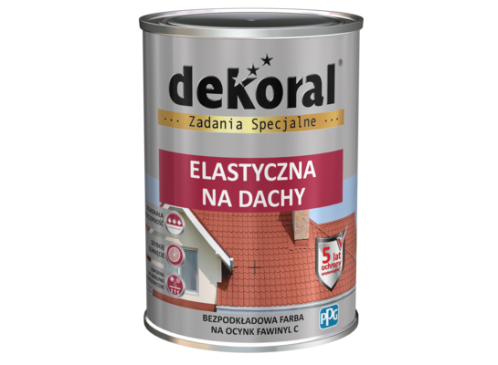 Emalia do powierzchni ocynkowanych ogniowo i galwanicznie Fawinyl C bordowy 1 l