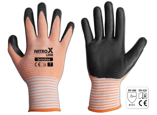 Rękawice ochronne NITROX LINE nitryl, rozmiar 9