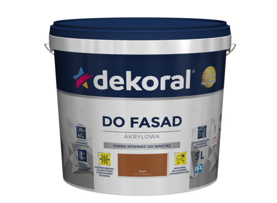 Farba DO FASAD Rudy 5 l Dekoral