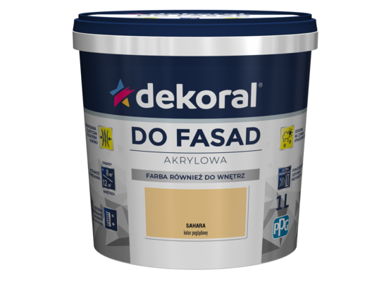 Farba DO FASAD Sahara 1 l Dekoral