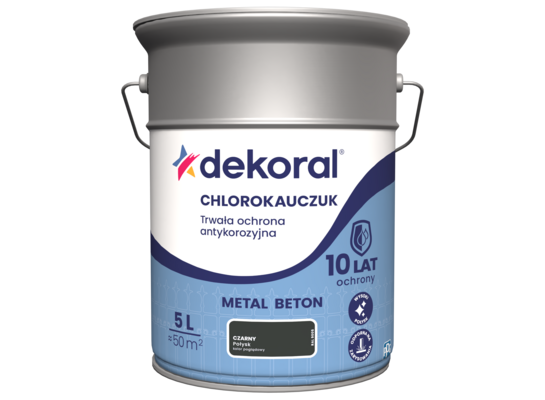 Emalia Chlorokauczuk strong czarny RAL 9005