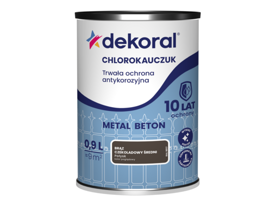 Emalia Chlorokauczuk strong brąz czekoladowy średni RAL 8017