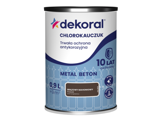 Emalia Chlorokauczuk strong brązowy mahoniowy RAL 8016