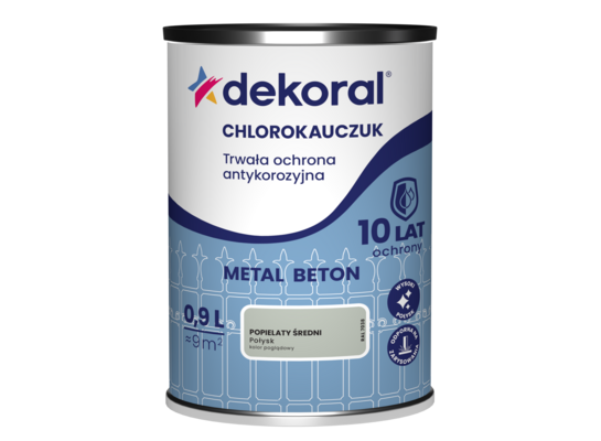 Emalia Chlorokauczuk strong popielaty średni RAL 7038