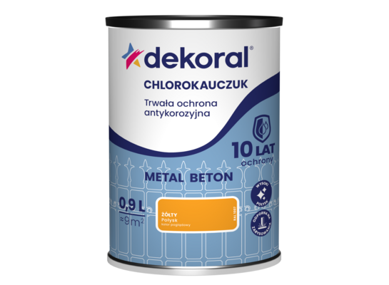 Emalia Chlorokauczuk strong żółty RAL 1007