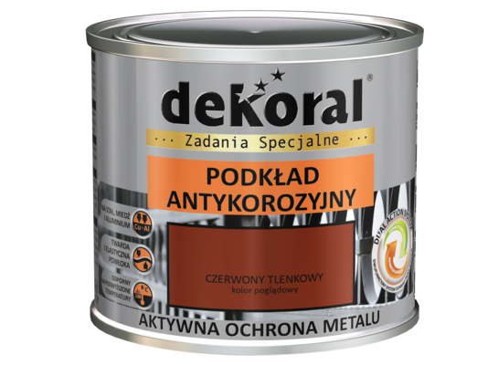 Podkład antykorozyjny czerwony tlenkowy 0,5 l