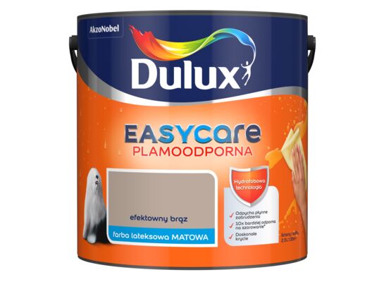 Farba lateksowa EasyCare Plamoodporna Efektowny Brąz 2,5 l Dulux