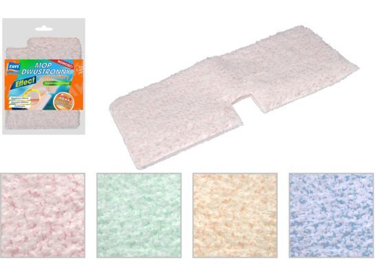 Zapas do mopa płaskiego Effect z mikrofibry dwustronny Ravi