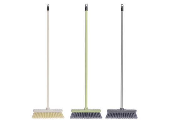 Szczotka z kijem Magic szary / zielony / beżowy Ravi