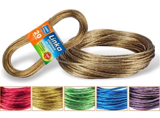 Linka stalowa do bielizny 20m