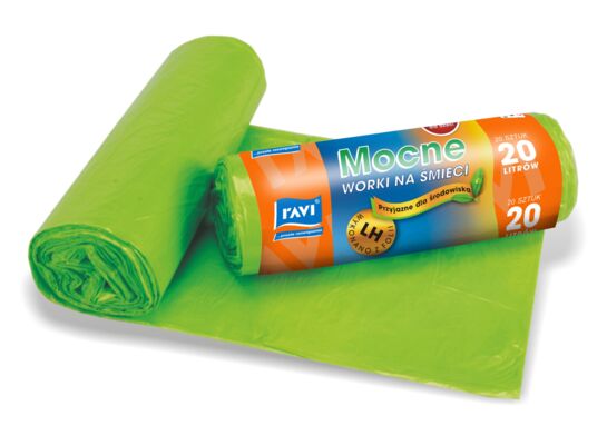 Worek na śmieci 20 l 45 x 50 cm - 20 sztuk LH Ravi
