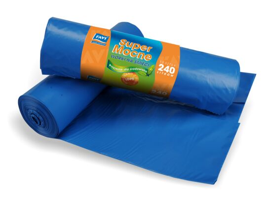 Worki na śmieci 240 l 120 x 150 10 szt. LDPE