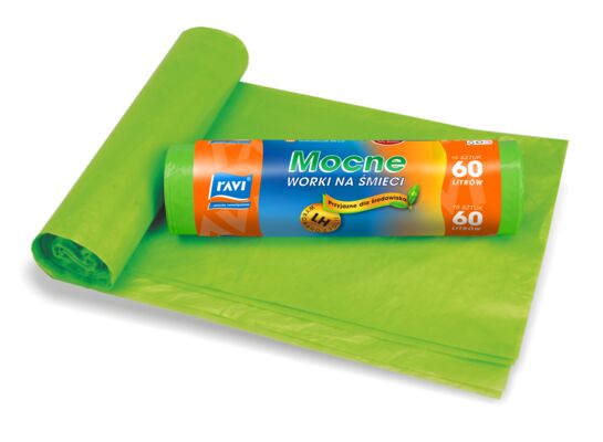 Worek na śmieci 60 l 60 x 80 cm - 10 sztuk LH Ravi