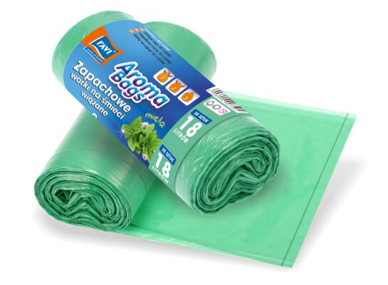 Worek na śmieci Aroma Bags 18 l zapachowy - 30 sztuk Ravi