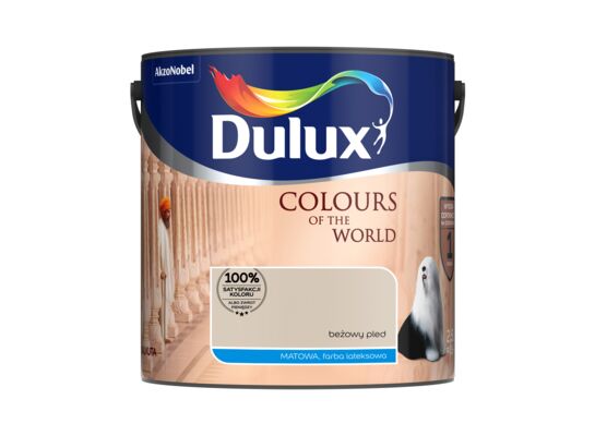 Farba lateksowa Kolory Świata beżowy pled 2,5 l Dulux