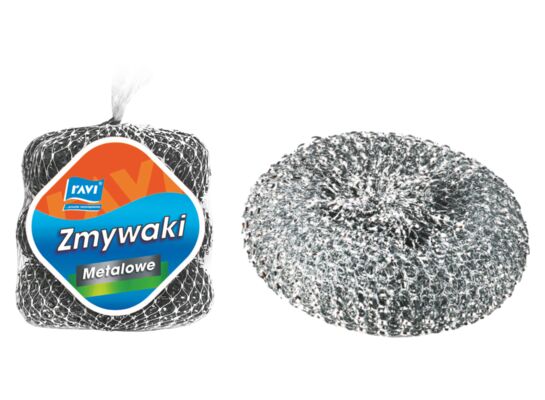 Zmywak metalowy - 3 sztuki Ravi