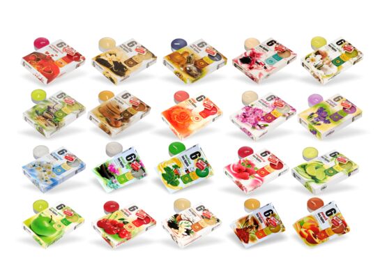 Podgrzewacze zapachowe 6 sztuk Ravi