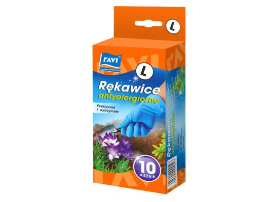 Rękawica nitrylowa L 10 sztuk Ravi