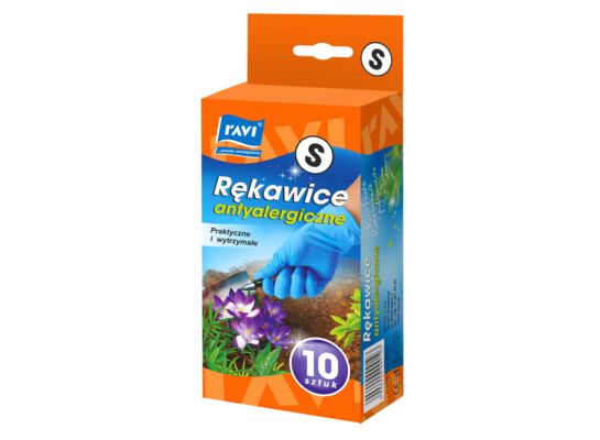 Rękawica nitrylowa S 10 sztuk Ravi