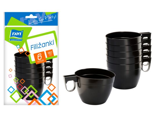 Filiżanka 180 ml 6 sztuk Ravi