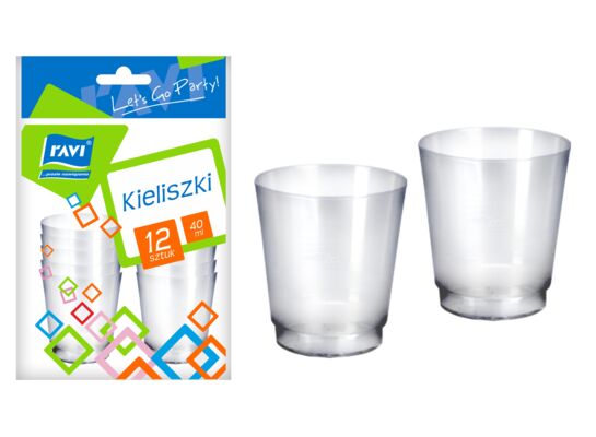 Kieliszki 12 szt. 40 ml
