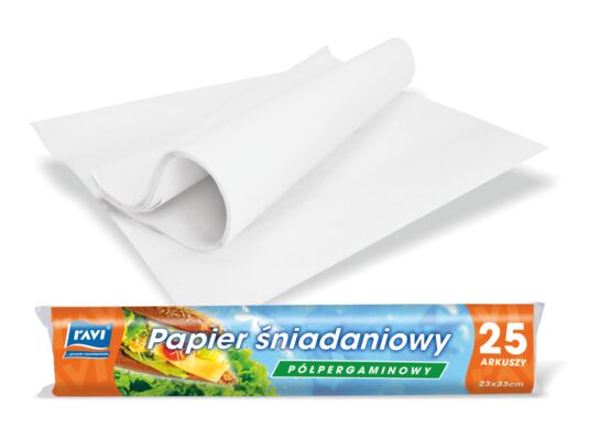 Papier śniadaniowy 25 arkuszy Ravi