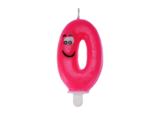 Świeczka urodzinowa Wesoła Cyferka 0 Ravi