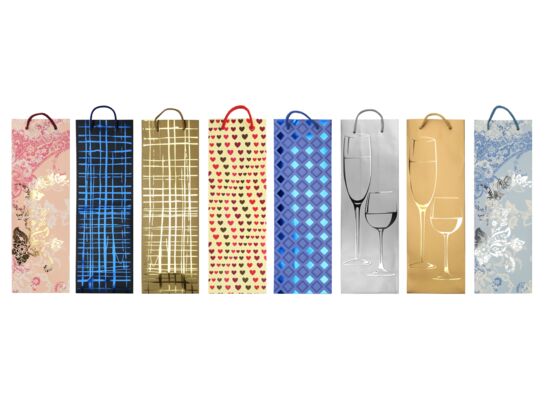 Torebka prezentowa Luxury na butelkę 120 x 360 x 85 mm Ravi