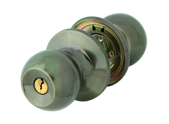 Gałka 6871 z zamkiem brąz