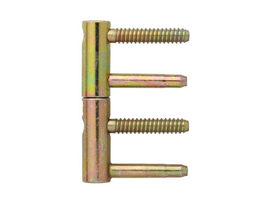 Zawias regulowany Ø14 ocynk złoty